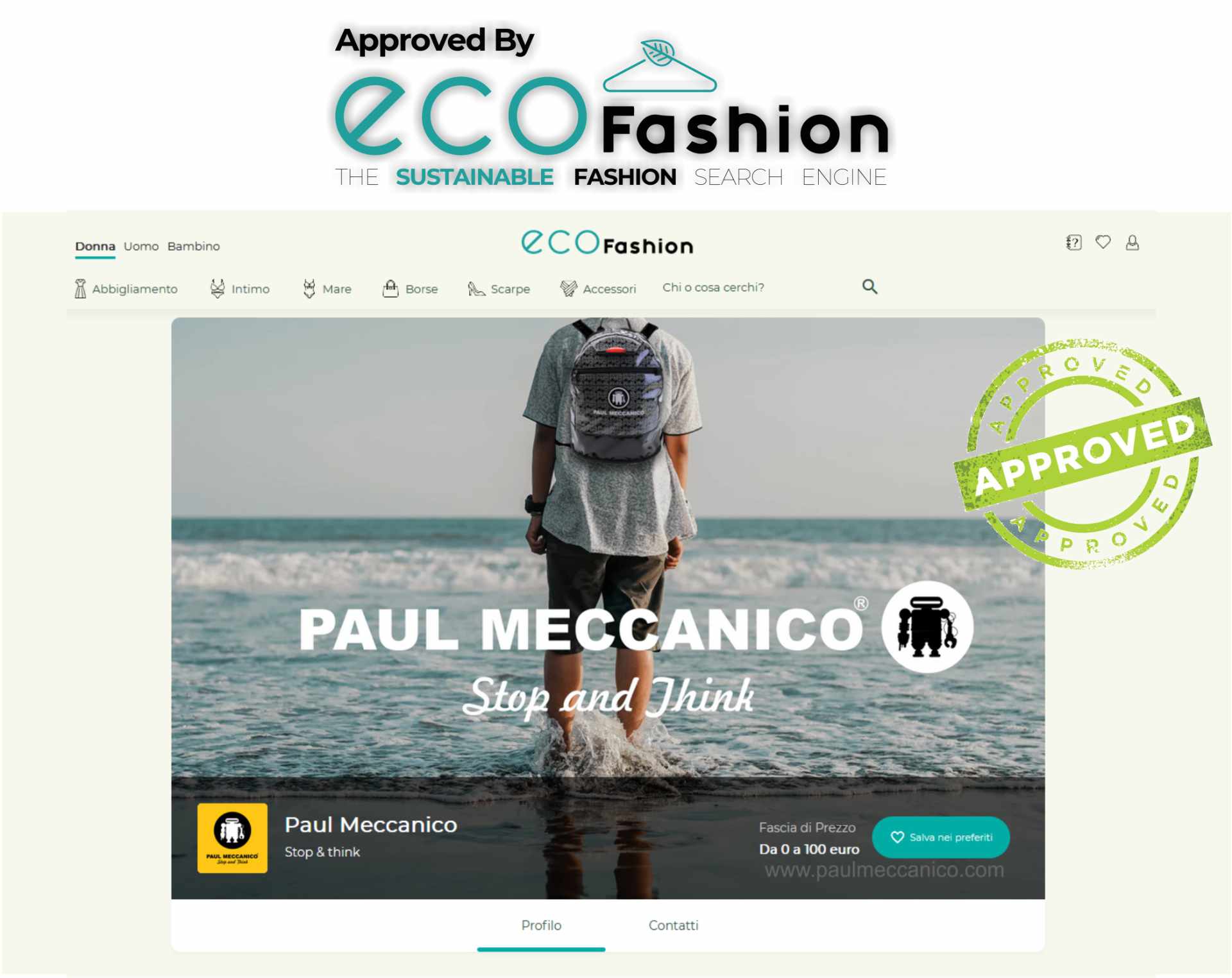 Ecofashion approva Paul Meccanico