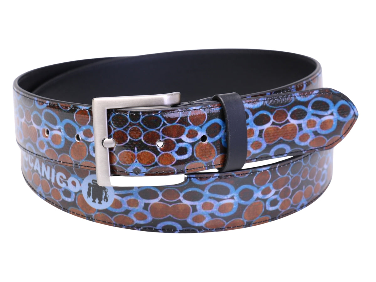 .MEN&#39;S BELT WITH ANIMALIER FANTASY MADE OF LORRY TARPAULIN.