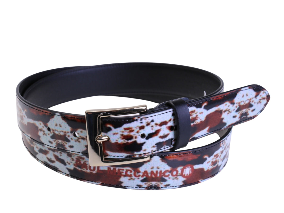 .WOMEN&#39;S BELT WITH ANIMALIER FANTASY MADE OF LORRY TARPAULIN.