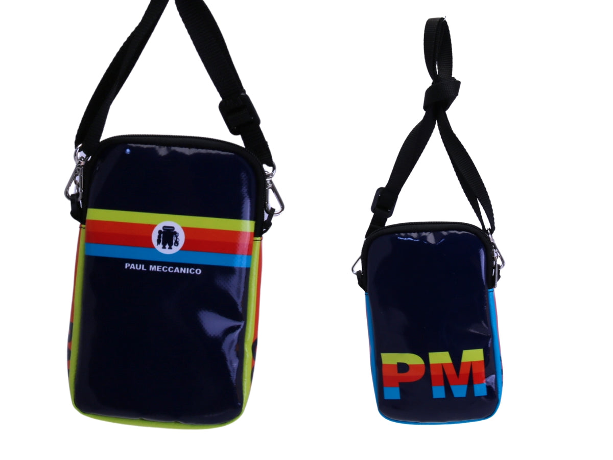 - BLUE MOBILE PHONE BAG.