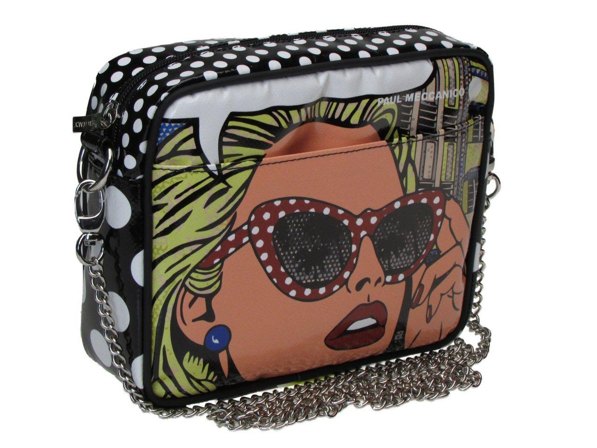 CLUTCH CARTOON STYLE. MODEL PARK MADE OF LORRY TARPAULIN. - Limited Edition Paul Meccanico