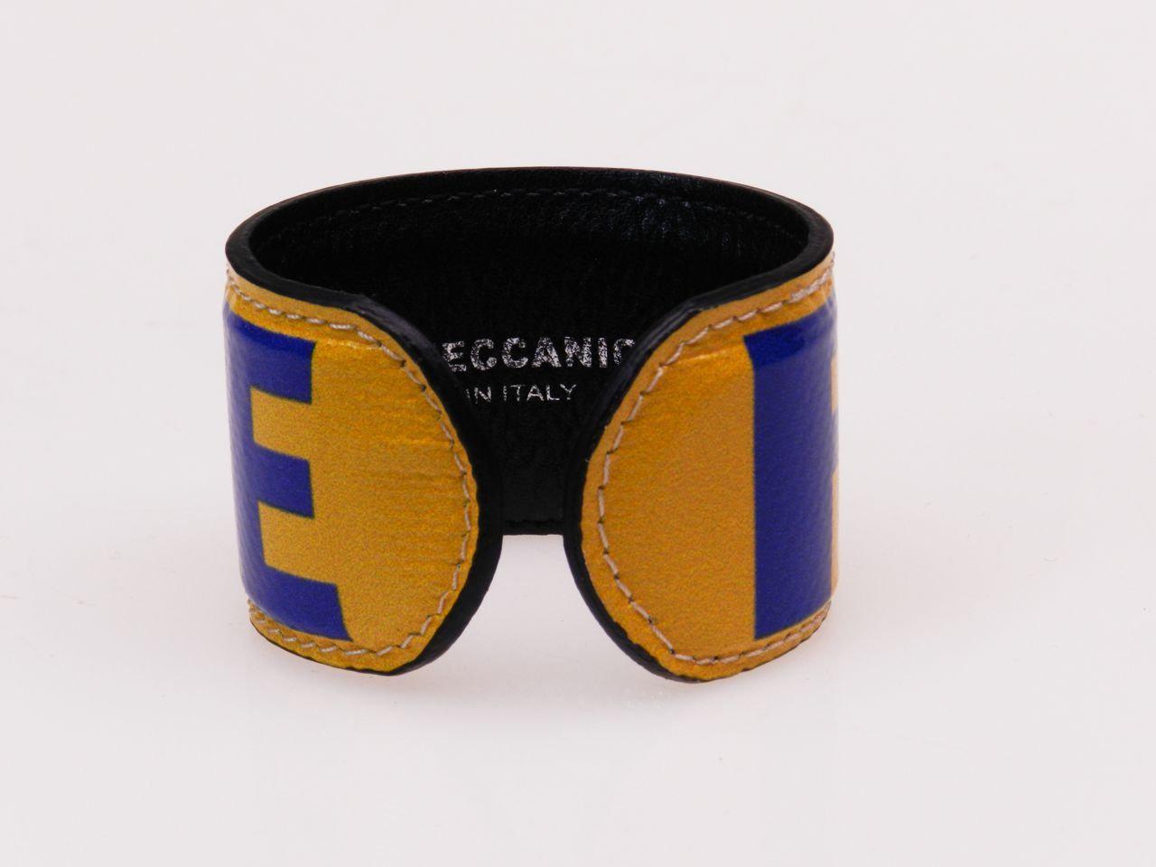 WOMAN BRACELET BLUE AND YELLOW COLOURS "FREE" - Limited Edition Paul Meccanico