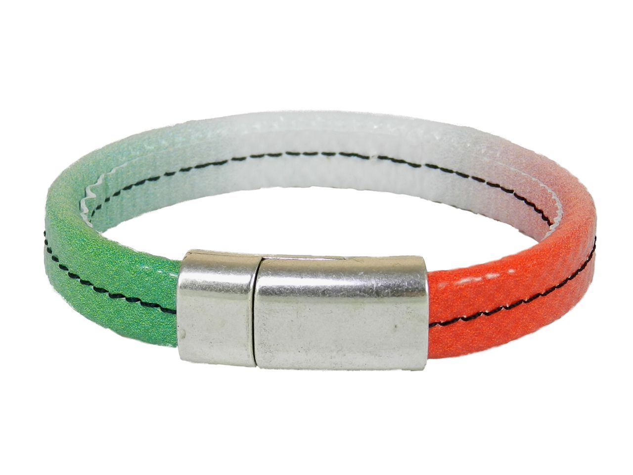 WOMAN'S BRACELET I AM DOPING FREE BY PAUL MECCANICO WITH ITALIAN FLAG. - Limited Edition Paul Meccanico