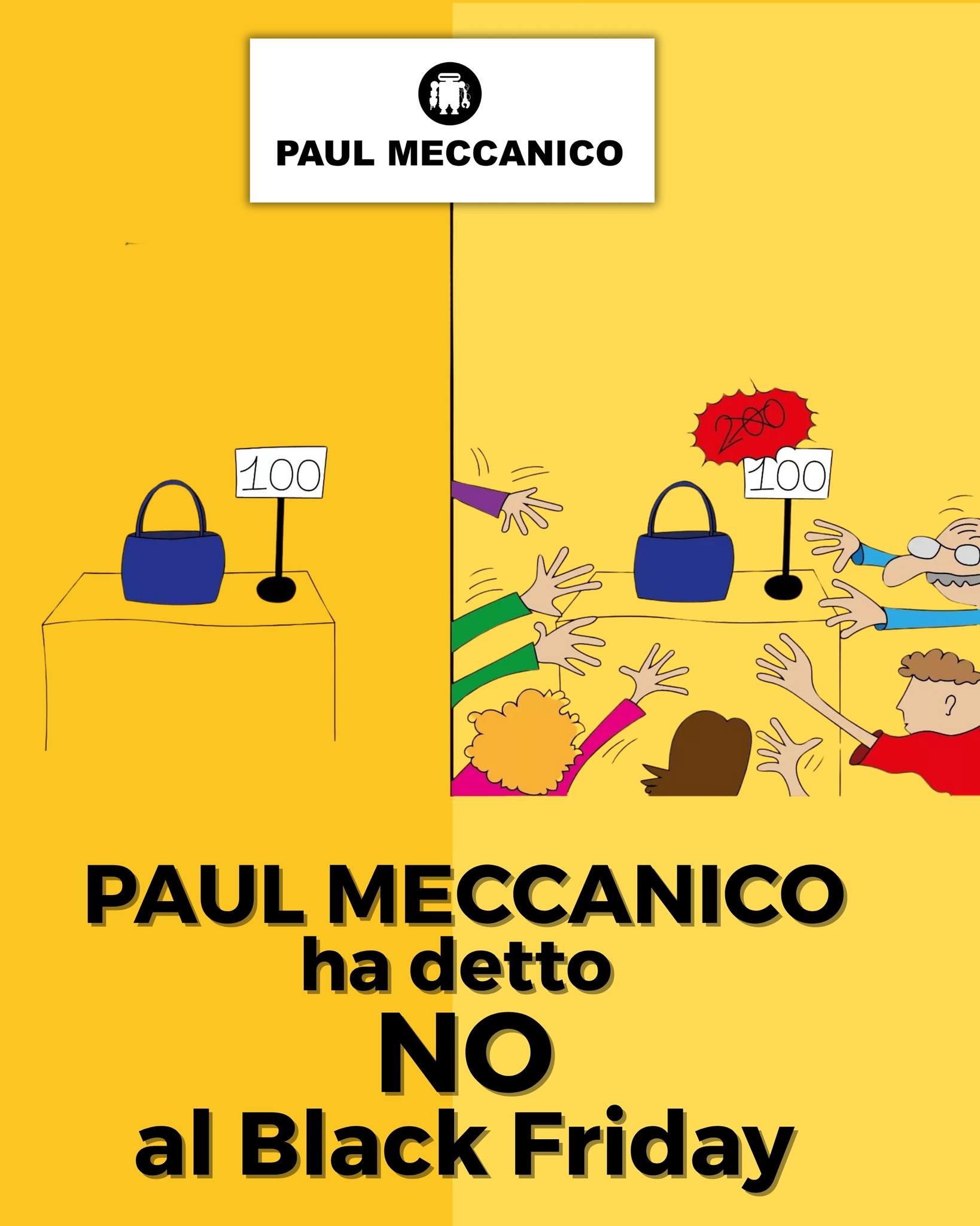 A questi giorni di Black Friday abbiamo, ancora una volta, scelto di non partecipare.
𝐋𝐚 𝐪𝐮𝐚𝐥𝐢𝐭𝐚̀ 𝐧𝐨𝐧 𝐬𝐢 𝐬𝐯𝐞𝐧𝐝𝐞 𝐞 𝐢 𝐧𝐨𝐬𝐭𝐫𝐢 𝐩𝐫𝐞𝐳𝐳𝐢 𝐬𝐨𝐧𝐨 𝐬𝐞𝐦𝐩𝐫𝐞 𝐦𝐨𝐥𝐭𝐨 𝐨𝐧𝐞𝐬𝐭𝐢.

Ogni prodotto riflette cura, materiali di valore ed etica:
trasparenza e attenzione, tutto l’anno. 𝐒𝐞𝐦𝐩𝐫𝐞.

Grazie a chi continua a sceglierci per ciò che siamo, non per gli sconti che non facciamo. 💛

#QualitàSempre #PrezziOnesti #EticaEDesign #ArtigianatoResponsabile #NoBlackFriday #ScegliConCura #ConsumoConsapevole #MadeWithCare #ValoreSenzaSconti #PaulMeccanico