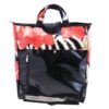 2 IN 1 BRIEFCASE AND BACKPACK WITH FLORAL FANTASY. MODEL HYBRID MADE OF LORRY TARPAULIN. - Image 5