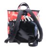 2 IN 1 BRIEFCASE AND BACKPACK WITH FLORAL FANTASY. MODEL HYBRID MADE OF LORRY TARPAULIN. - Image 4