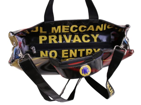 MAXI TOTE BAG WITH TIE DYE FANTASY. MODEL AIRSTONE MADE OF LORRY TARPAULIN - Image 5