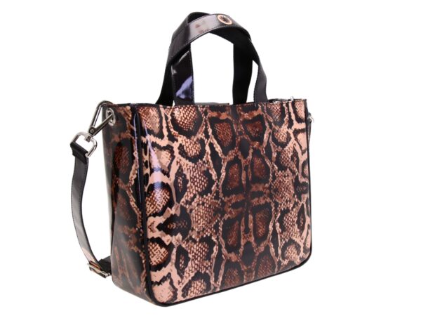 TOTE BAG WITH ANIMALIER FANTASY. MODEL GLAM MADE OF LORRY TARPAULIN. - Image 3