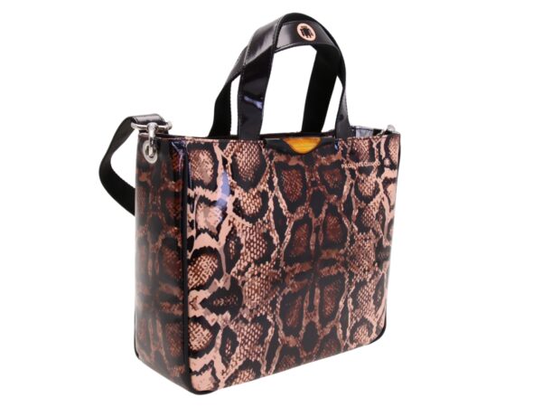TOTE BAG WITH ANIMALIER FANTASY. MODEL GLAM MADE OF LORRY TARPAULIN. - Image 2