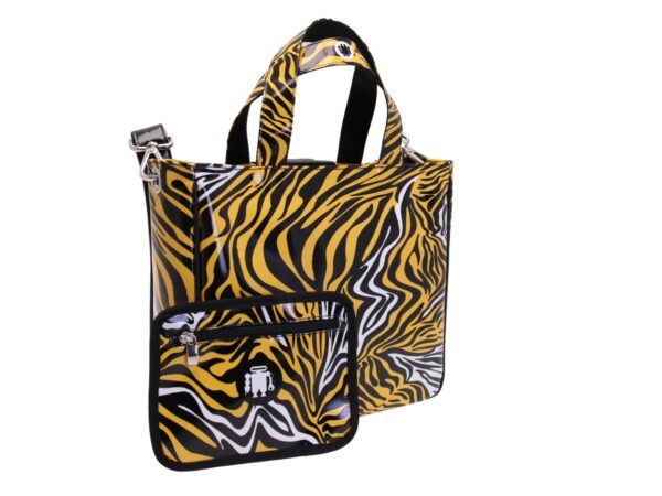 TOTE BAG WITH ANIMALIER FANTASY. MODEL GLAM MADE OF LORRY TARPAULIN. - Image 3
