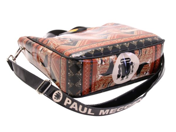 TOTE BAG WITH ETHNIC FANTASY. MODEL GLAM MADE OF LORRY TARPAULIN. - Image 5