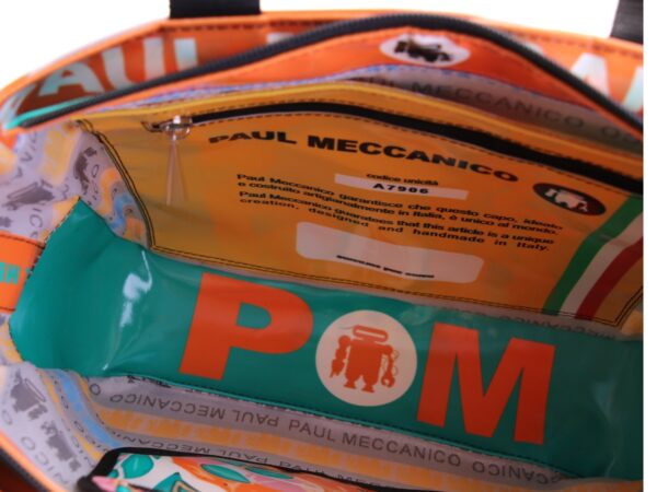 TOTE BAG CAPSULE "POP TROPICAL". MODEL GLAM MADE OF LORRY TARPAULIN. - Image 6
