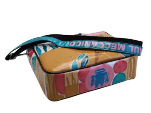 TOTE BAG CAPSULE "POP TROPICAL". MODEL GLAM MADE OF LORRY TARPAULIN. - Image 3