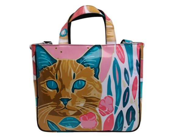 TOTE BAG CAPSULE "POP TROPICAL". MODEL GLAM MADE OF LORRY TARPAULIN. - Image 4