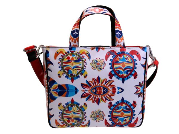 TOTE BAG CAPSULE "POP TROPICAL". MODEL GLAM MADE OF LORRY TARPAULIN - Image 2