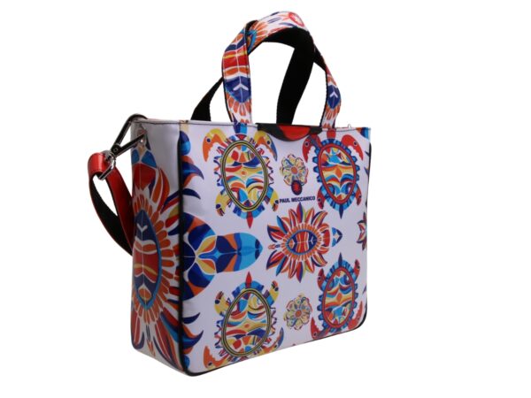 TOTE BAG CAPSULE "POP TROPICAL". MODEL GLAM MADE OF LORRY TARPAULIN - Image 4