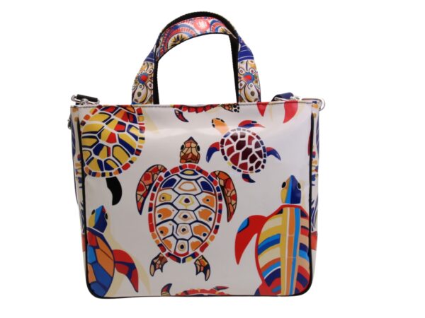TOTE BAG CAPSULE "POP TROPICAL". MODEL GLAM MADE OF LORRY TARPAULIN. - Image 3