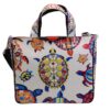 TOTE BAG CAPSULE "POP TROPICAL". MODEL GLAM MADE OF LORRY TARPAULIN.