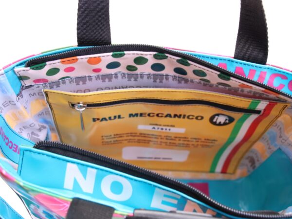 TOTE BAG CAPSULE "POP TROPICAL". MODEL GLAM MADE OF LORRY TARPAULIN - Image 6