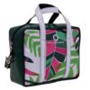 RECTANGULAR WOMEN'S BAG WITH FLORAL FANTASY. MODEL PINCA MADE OF LORRY TARPAULIN. - Image 2