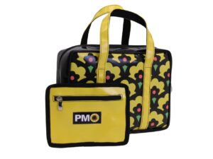RECTANGULAR WOMEN'S BAG WITH FLORAL FANTASY. MODEL PINCA MADE OF LORRY TARPAULIN. - Image 3