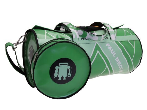 GREEN SPORTS BAG. ROLLING MODEL MADE OF LORRY TARPAULIN. - Image 4