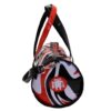 BORSONE SPORTIVO BIANCO, NERO E ROSSO. MODELLO ROLLING REALIZZATO IN TELONE CAMION. - immagine 3