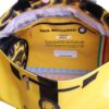 BORSONE SPORTIVO NERO E GIALLO. MODELLO ROLLING REALIZZATO IN TELONE CAMION. - immagine 6