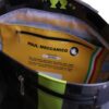 BORSA SPORTIVA GRIGIA, NERA E LIME. MODELLO ROLLING REALIZZATO IN TELONE CAMION. - immagine 6