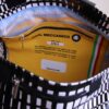 BORSONE SPORTIVO BIANCO, NERO E GIALLO. MODELLO ROLLING REALIZZATO IN TELONE CAMION.  - - immagine 6