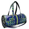 BORSONE SPORTIVO BLU E LIME. MODELLO ROLLING REALIZZATO IN TELONE CAMION. - immagine 4