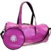 BORSONE SPORTIVO ROSA. MODELLO ROLLING REALIZZATO IN TELONE CAMION. - immagine 5
