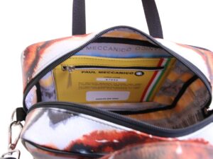 RECTANGULAR WOMEN'S BAG WITH ZEBRA PATTERN. MODEL PINCA MADE OF HAMMERED SYNTHETIC LEATHER. - Image 5
