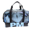 LIGHT BLUE HAND LUGGAGE BAG 40 X 20 X 25 CM. "TECNO STYLE". MODEL FLYME MADE OF LORRY TARPAULIN. - Image 4