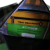 BLACK AND DARK GREEN HAND LUGGAGE BAG 40 X 20 X 25 CM. MODEL FLYME MADE OF LORRY TARPAULIN. - Image 7