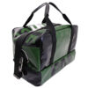 BLACK AND DARK GREEN HAND LUGGAGE BAG 40 X 20 X 25 CM. MODEL FLYME MADE OF LORRY TARPAULIN. - Image 4