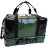 BLACK AND DARK GREEN HAND LUGGAGE BAG 40 X 20 X 25 CM. MODEL FLYME MADE OF LORRY TARPAULIN. - Image 3
