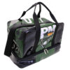 BLACK AND DARK GREEN HAND LUGGAGE BAG 40 X 20 X 25 CM. MODEL FLYME MADE OF LORRY TARPAULIN. - Image 2