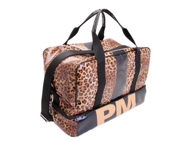 HAND LUGGAGE BAG WITH ANIMALIER FANTASY 40 X 20 X 25 CM. MODEL FLYME MADE OF LORRY TARPAULIN. - Image 5