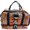 HAND LUGGAGE BAG WITH ANIMALIER FANTASY 40 X 20 X 25 CM. MODEL FLYME MADE OF LORRY TARPAULIN.