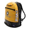 BLACK AND YELLOW BACKPACK. MODEL SUPER MADE OF LORRY TARPAULIN. - Image 3