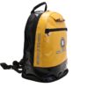 BLACK AND YELLOW BACKPACK. MODEL SUPER MADE OF LORRY TARPAULIN. - Image 2