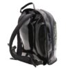 BLACK BACKPACK. MODEL SUPER MADE OF LORRY TARPAULIN. - Image 4