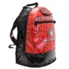 BLACK AND RED BACKPACK WITH LETTERING FANTASY. MODEL SUPER MADE OF LORRY TARPAULIN. - Image 2