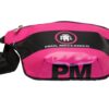 FUXIA AND BLACK WAIST BAG. MODEL FLEX MADE OF LORRY TARPAULIN. - Image 2