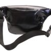 FUXIA AND BLACK WAIST BAG. MODEL FLEX MADE OF LORRY TARPAULIN. - Image 3