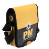 BORSELLO A TRACOLLA NERO E GIALLO. MODELLO MIPOK IN TELONE CAMION. - immagine 2
