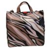 MAXI TOTE BAG WITH ANIMALIER FANTASY. MODEL AIRSTONE MADE OF LORRY TARPAULIN