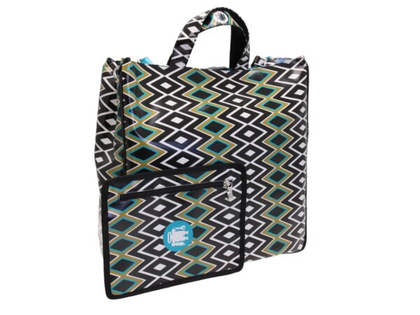 MAXI TOTE BAG WITH ETHNIC FANTASY. MODEL AIRSTONE MADE OF LORRY TARPAULIN - Image 5