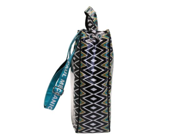 MAXI TOTE BAG WITH ETHNIC FANTASY. MODEL AIRSTONE MADE OF LORRY TARPAULIN - Image 3